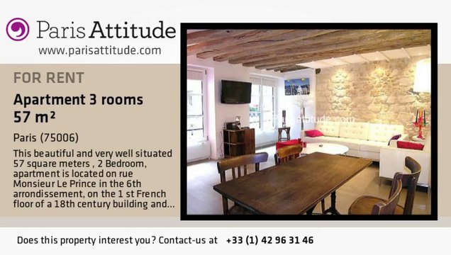 2 Bedroom Apartment for rent - Jardin du Luxembourg, Paris - Ref. 6441
