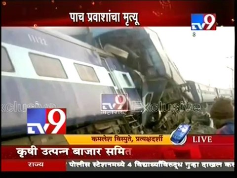 5 killed as Mangala Express derails near Nasik