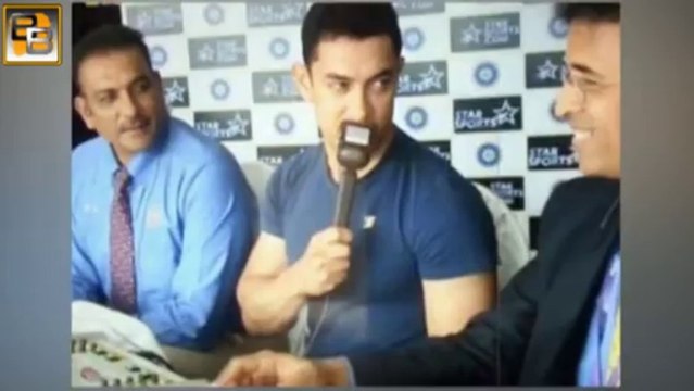 Aamir Khan at Sachin Tendulkar's Last Cricket Test Match at Wankhede India v/s West Indies