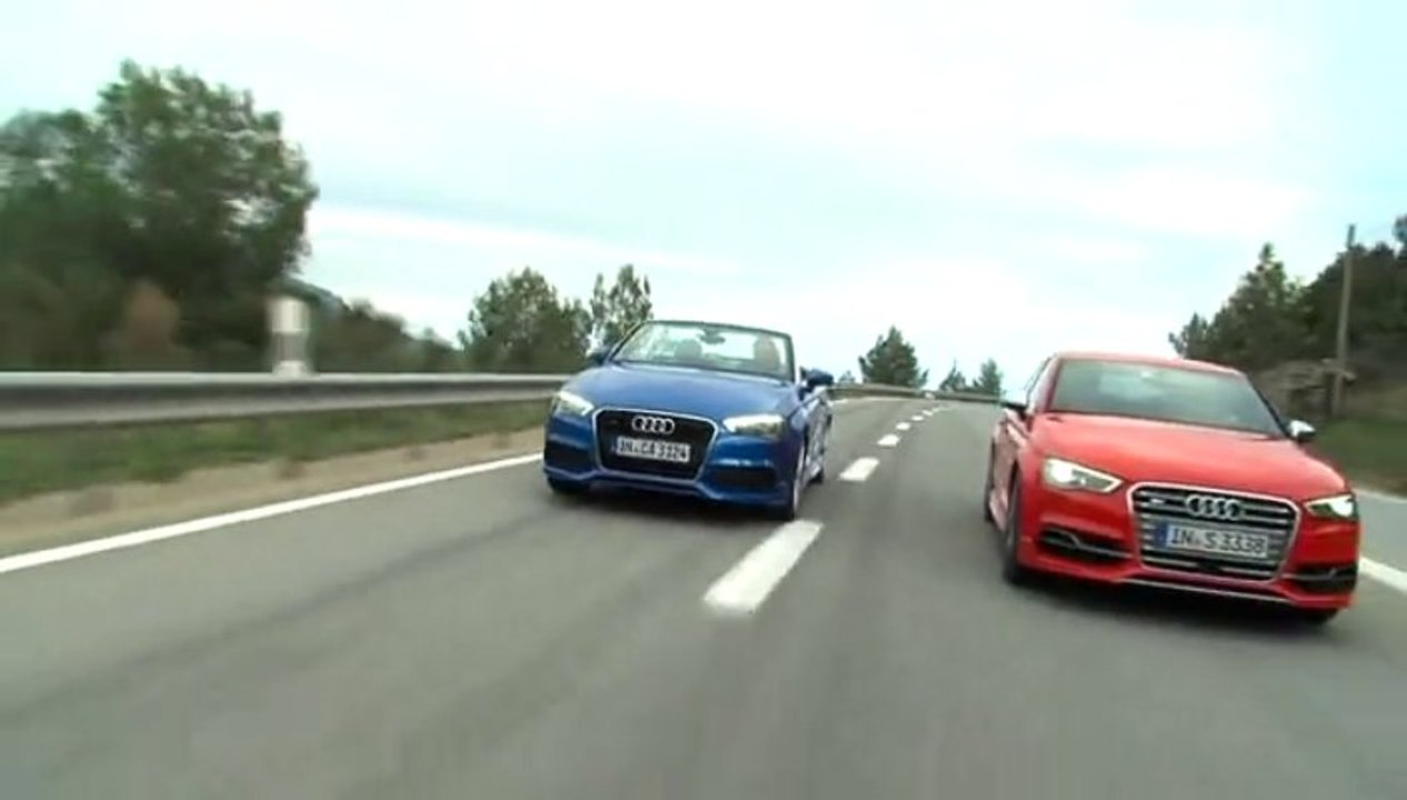 Im Vergleich: Audi A3 Cabriolet und Audi S3 Limousine