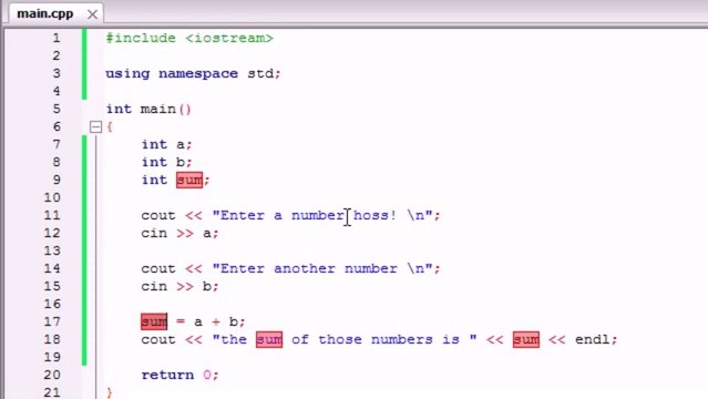 C Programming Tutorials - 5 - Creating a Basic Calculator By MNRAQ