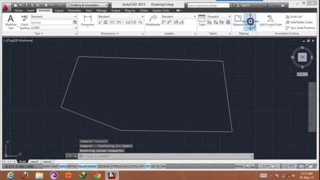Autocad 2013 tutorial wipeout revision cloud in hindi Urdu (30-50) By MNRAQ