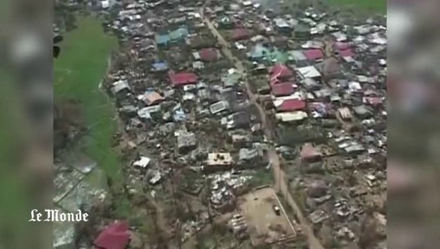 Philippines : les ravages du typhon Haiyan vus du ciel