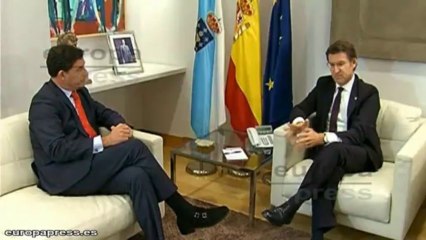 Primera reunión de Feijóo con Besteiro