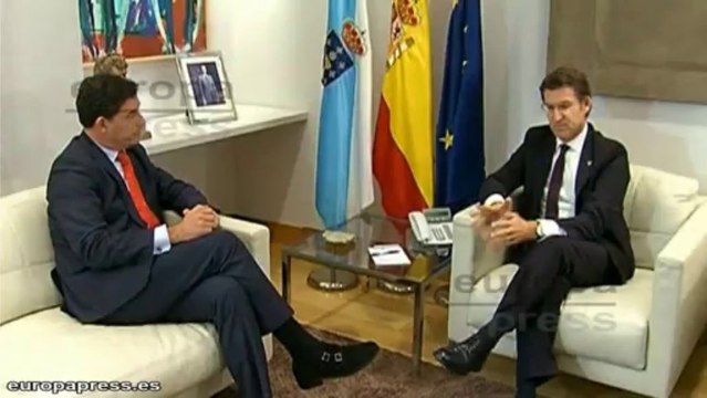Primera reunión de Feijóo con Besteiro
