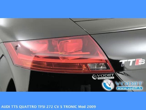 VODIFF : AUDI OCCASION ALSACE : AUDI TTS QUATTRO TFSI 272 CV S TRONIC Mod 2009