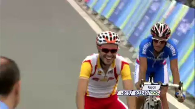 Jeux Olympiques 2008 à Beijing - Course Elite Homme - Samuel Sanchez