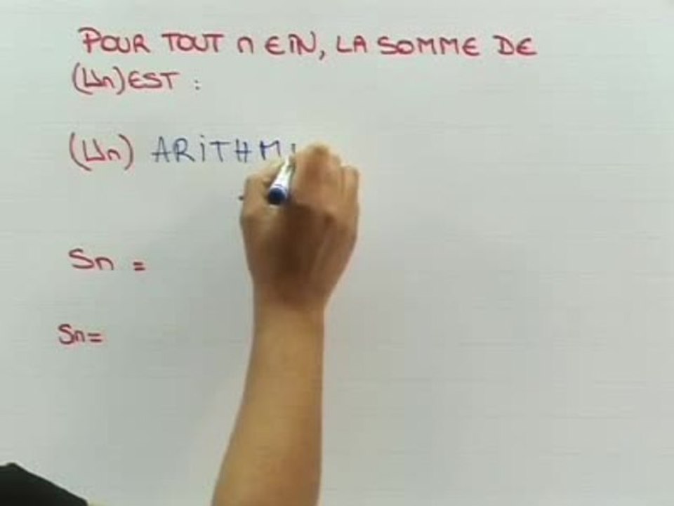 Variations des suites arithmétiques et géométriques - Cours 2