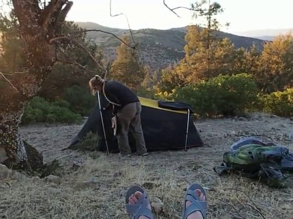 Bivouac dans les gorges de l'Ouzoud-el-Abid