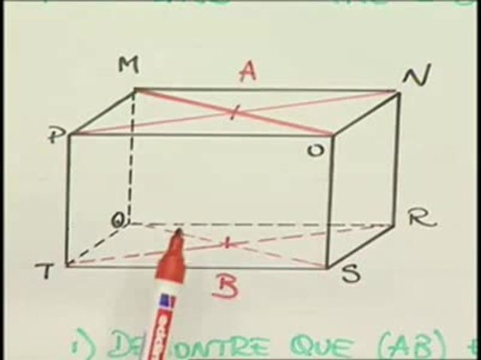 L'orthogonalité dans l'espace - Exo (2/2)
