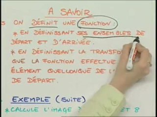 Qu'est-ce qu'une fonction numérique ? - Cours 2