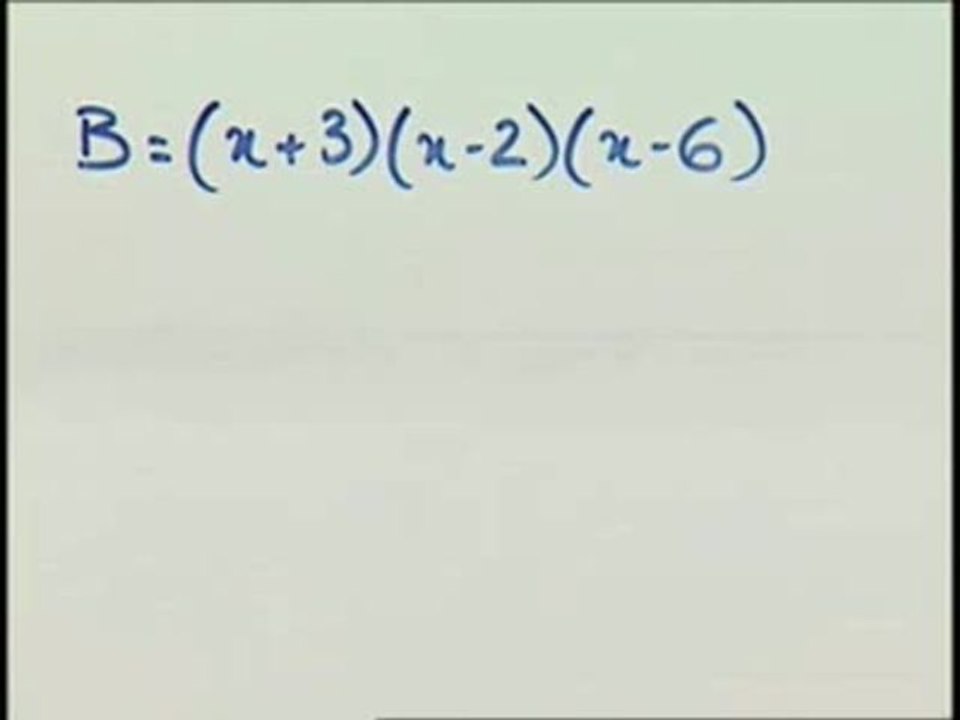 Développement et factorisation - Exo 2