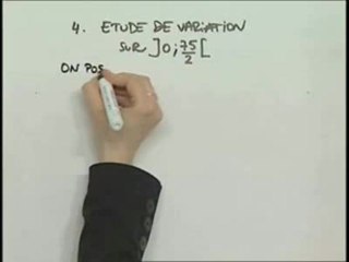 Comment faire l'étude d'une fonction ? - Exo (5/6)