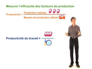 2.2 Mesurer l'efficacité des facteurs de production