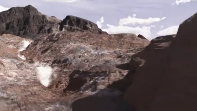 MARS il y a plusieurs millions d'années : simulation.