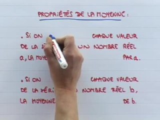 La moyenne et l'effet du changement de structure - Cours 2