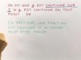 Notions de continuité - Cours 2