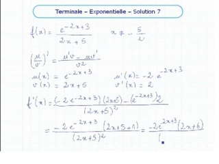 La fonction exponentielle - Exo 7