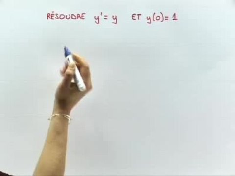 Les équations différentielles - Exemple