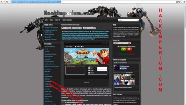 Goodgame Empire Four Kingdoms Hack Cheat Tool Download [pc/ios/android]