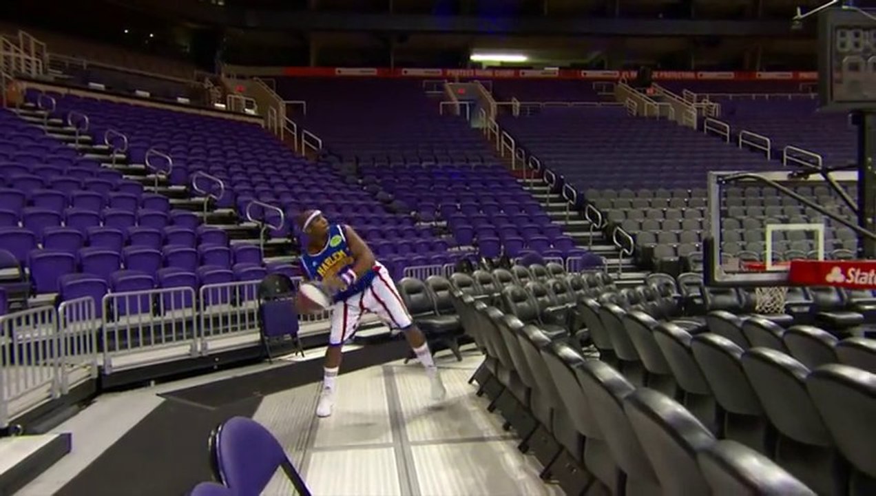 Nouveau record  au Basket-Ball : Panier le plus loin : 38m ! Wouahhh