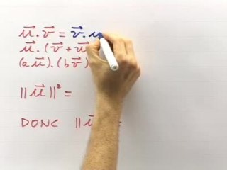 Le produit scalaire dans le plan - Cours 3