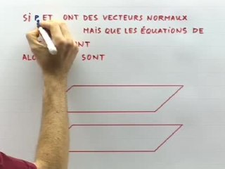 Les intersections de plans - Cours 2