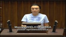 Monika Wielichowska - Wystąpienie z dnia 09 maja 2013 roku.