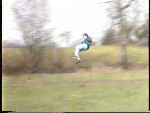 chute en tyrolienne (poulie) 2iem essai