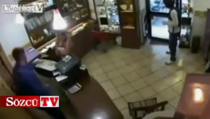 Soyguncular sert kayaya çarptı!