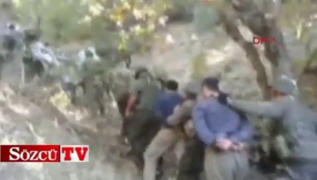 PKK’lıların yakalanma anı