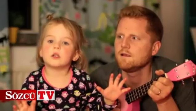 Baba ile kızdan müzik resitali