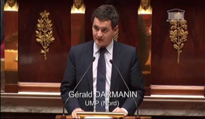 Gérald Darmanin Application de l'article 11 de la Constitution sur le réferendum d'initiative populaire  19 novembre 2013