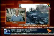 Dos explosiones en la capital del Líbano dejan decenas de muertos