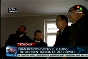 Ban Ki-moon visita campo de concentración de Auschwitz