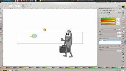 inkscape dibujando a pigis practica maleta