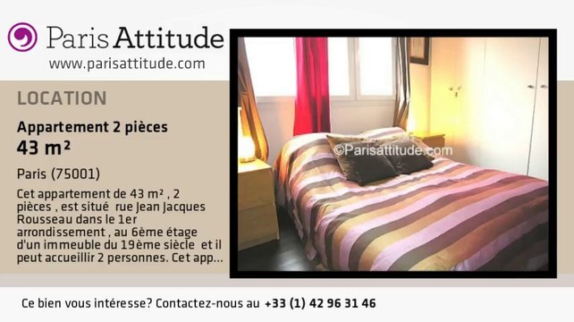 Appartement 1 Chambre à louer - Palais Royal, Paris - Ref. 3567