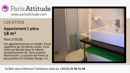 Appartement Studio à louer - Sacré Cœur, Paris - Ref. 4561