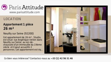 Appartement Studio à louer - Neuilly sur Seine, Neuilly sur Seine - Ref. 7336