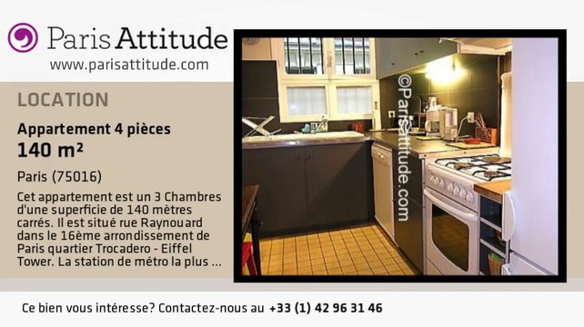 Appartement 3 Chambres à louer - La Muette, Paris - Ref. 4653
