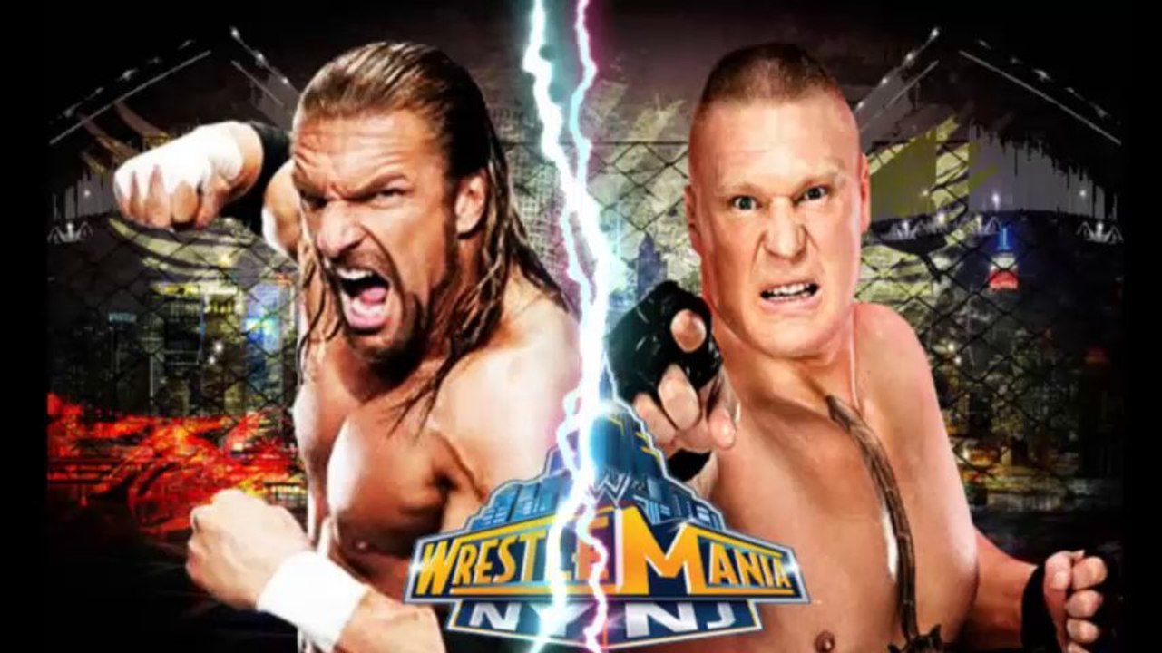 triple h vs brock lesnar ( wrestlemania 29)
