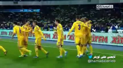 ‫أهداف مباراة أوكرانيا و فرنسا (2- 0) ‬