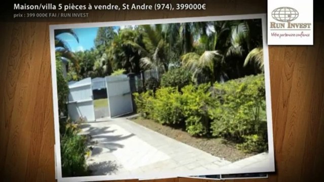 Maison/villa 5 pièces à vendre, St Andre (974), 399000€