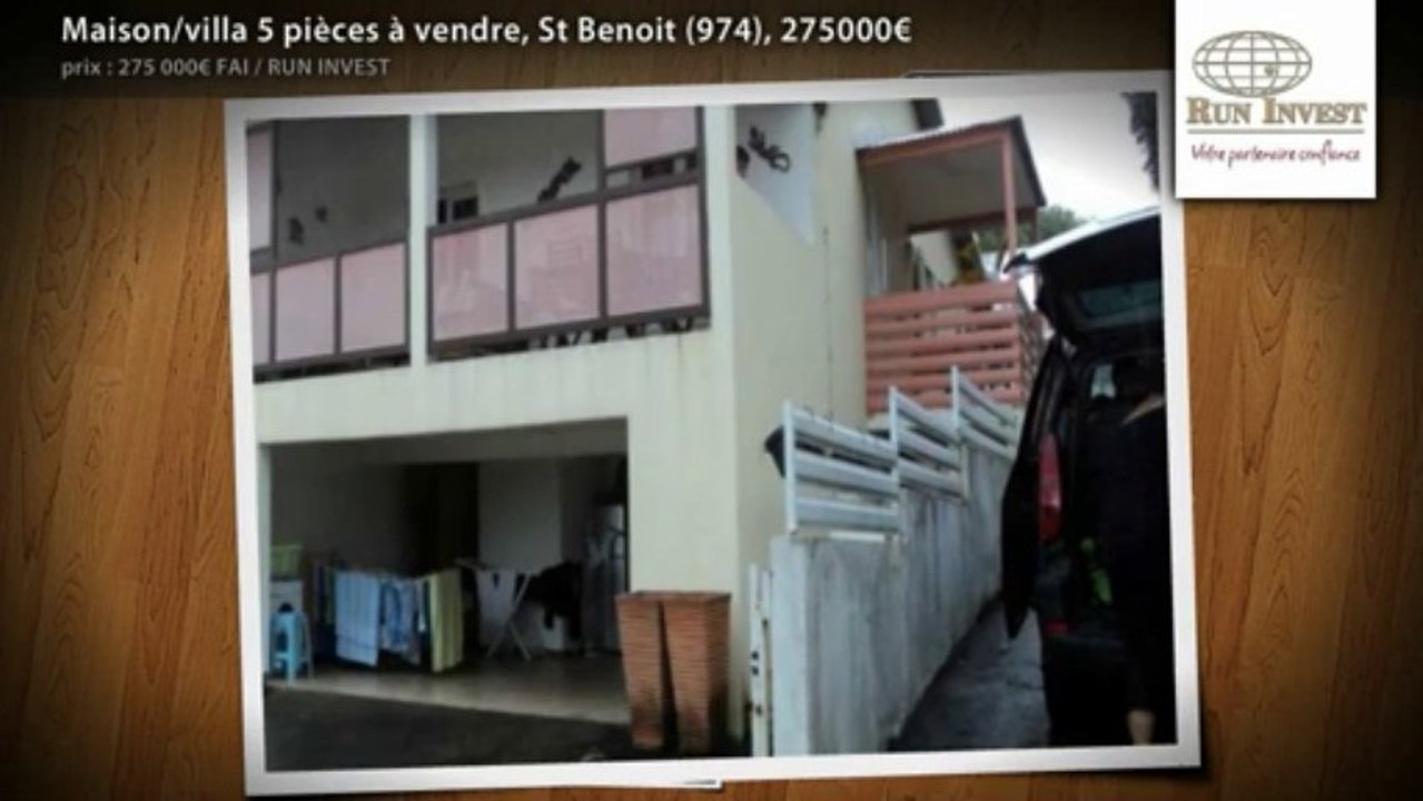Maison/villa 5 pièces à vendre, St Benoit (974), 275000€