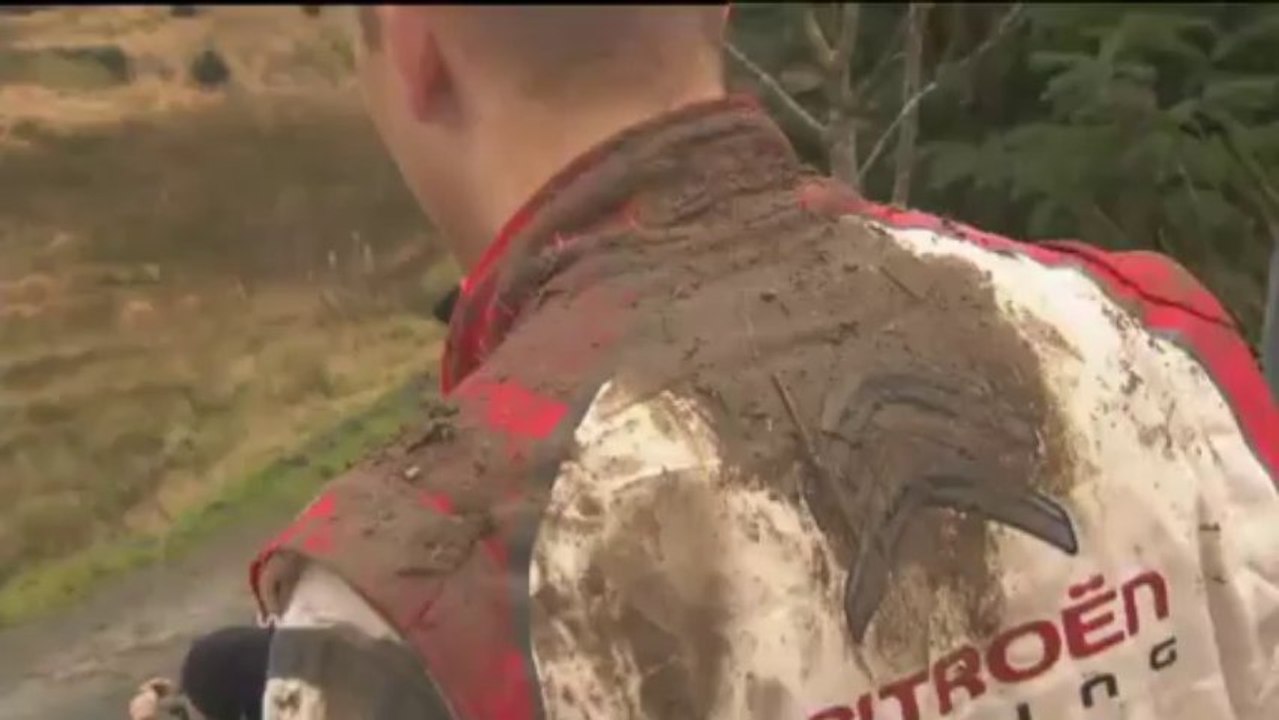Ogier leads as Kubica crashes out