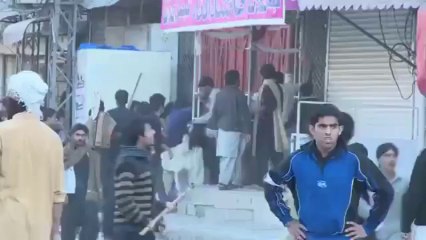 Blood Bath and Fire in Rawalpindi Near Raja Bazar - Exclusive Video