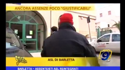 Barletta | Assenteisti ASL reintegrati