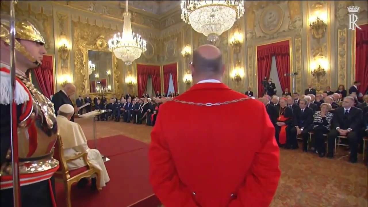 Roma - Al Quirinale la visita ufficiale di Sua Santità Papa Francesco (14.11.13)