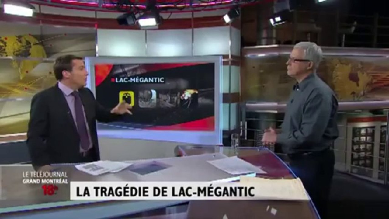 Reconstitution de la tragédie de Lac-Mégantic