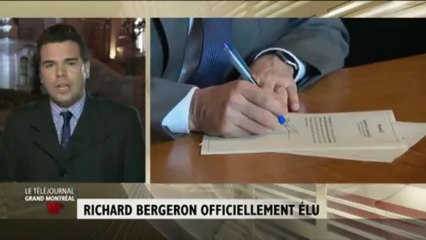 Richard Bergeron officiellement élu